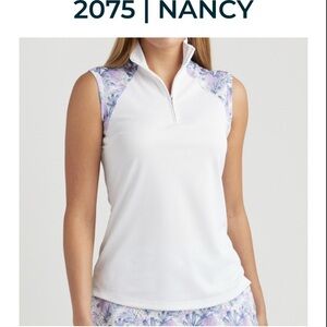 NWT Bermuda Sands ladies sleeveless golf top.